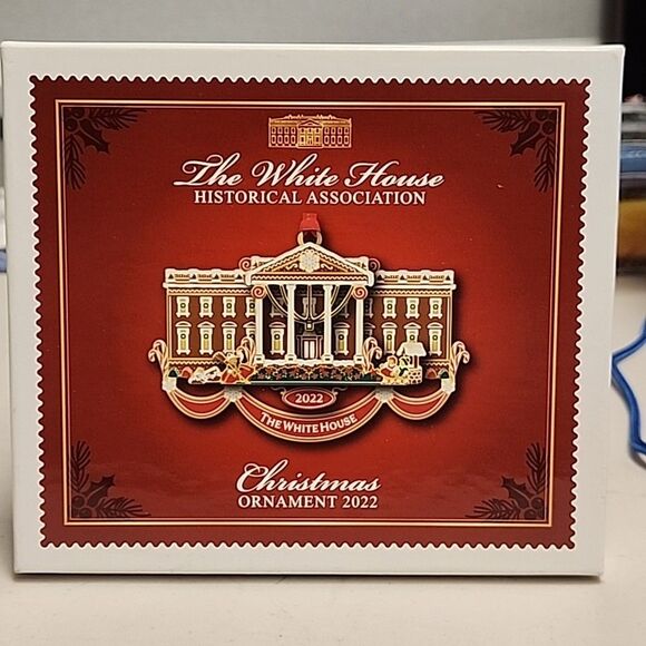White House Historical Assoc 2022 Gingerbread Recipe Christmas Ornament w/ Box - Picture 4 of 5